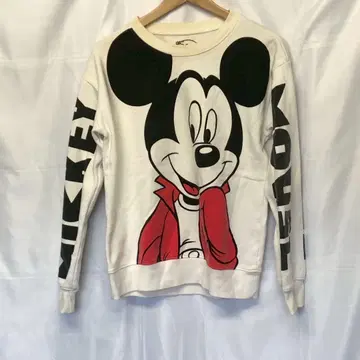 Disney 디즈니 맨투맨 미키 양면 프린트 구제 의류 M
