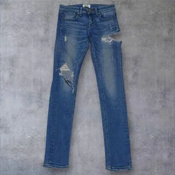 GYDA 제이디 사이드 립드 데미지 스키니 데님 팬츠 L