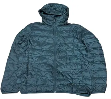 유니클로 심리스 울트라 라이트 다운 파카 그린