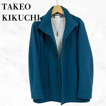TAKEO KIKUCHI 울 자켓 파랑 블루 계열 스텐칼라 자켓