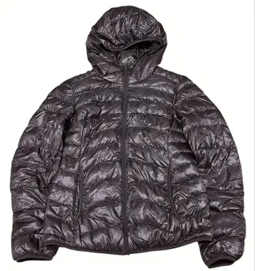 유니클로 울트라 라이트 다운 자켓 후디 브라운 계열