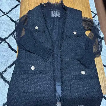 Apuweiser-riche 블랙 베스트 사이즈 2