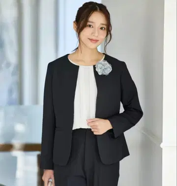 새상품급 허니즈 노카라 자켓 블랙 M 졸업식 입학식 포멀