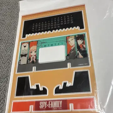 스파이 패밀리 SPY x FAMILY 아크릴 스탠드 만년 달력
