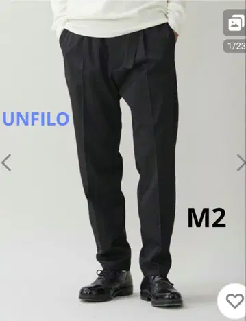 컨디션 최상 UNFILO 충전솜 울트라 웜 울라이크 테이퍼드 팬츠 남성용