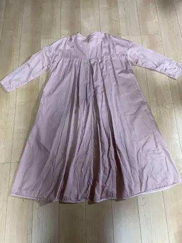 HARVESTY 코튼 100% 핑크 셔츠 원피스 사이즈 1