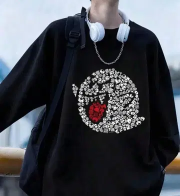 새상품 L 사이즈 마리오 테레사 유령T셔츠 긴팔