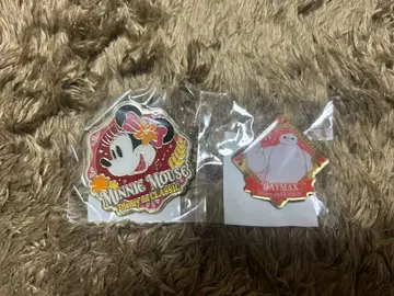 미니 마우스 & 베이맥스 핀 배지 세트