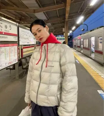 [택 포함 새상품] mont-bell 스페리오 다운 자켓 라이트 그레이