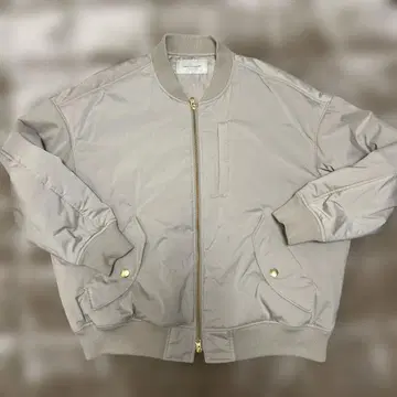 nano universe MA-1 자켓 라이트 베이지