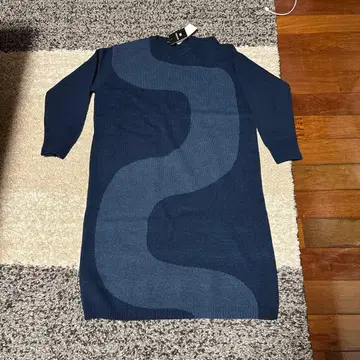 marimekko 네이비 긴팔 니트 원피스 M
