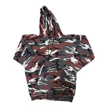 카모플라쥬 후드 부착 후드티