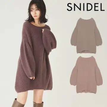 SNIDEL 라쿤 미니 니트
