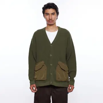 Liberaiders 리베레이더스 밀리터리 가디건 L 올리브