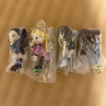 애니메이션 캐릭터 피규어 4개 세트