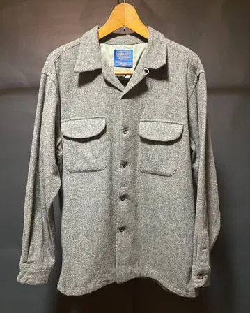 Pendleton 울 긴팔 셔츠 그레이