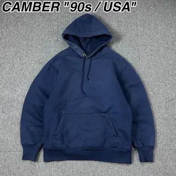 90s USA제 캠버 더블 페이스 페이드 후드 맨투맨