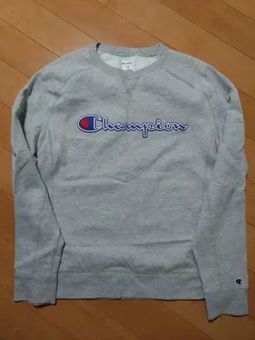 Champion 그레이 크루넥 트레이닝복