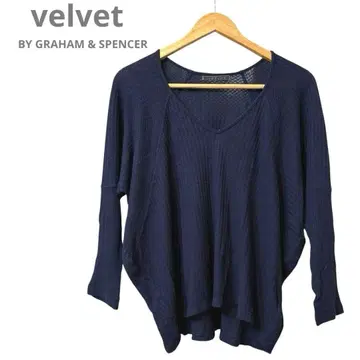 벨벳 바이 그라함 스펜서 상의 미국제 S 네이비