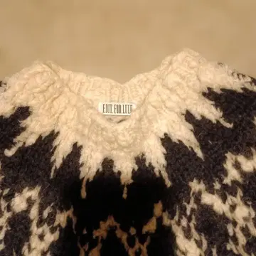 EDIT.FOR LULU 노르딕 무늬 스웨터 울 니트
