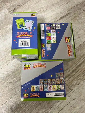 토이 스토리 클리어 카드 컬렉션 미개봉 새상품 3box