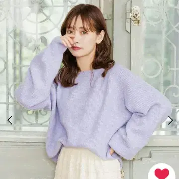 컨디션 최상 아이스크림 크루 니트 미스티우먼