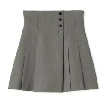 SNIDEL 사이드 플리츠 숏 팬츠 그레이 1