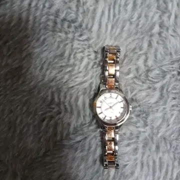 자동 와인딩 아날로그 손목시계 실버 x 로즈 골드