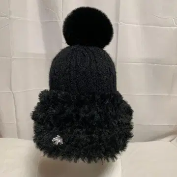 데상트 여성용 가을 겨울용 니트 캡