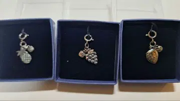 헬로키티 액세서리 참 과일 후르츠키티 Silver925