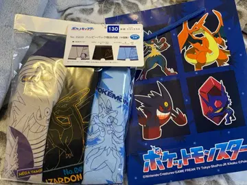 포켓몬 팬츠 3개 세트 130cm