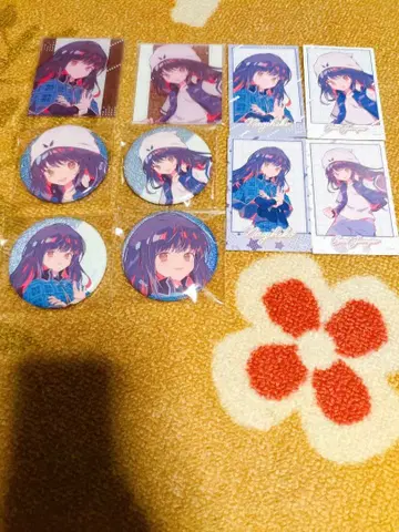 수호캐릭터 꿈의 안, 후지사키 나기히코 캔뱃지 아크릴 카드 포토 카드