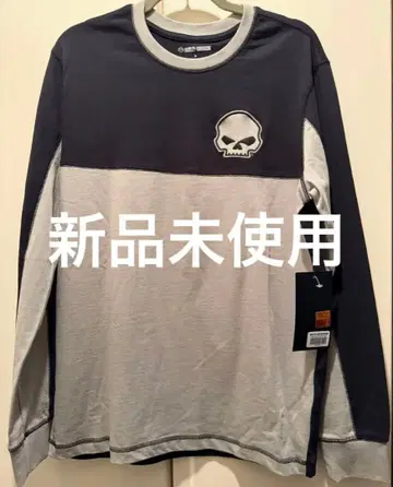 미사용 새상품 할리데이비슨 WillieG 스컬 롱 슬리브 T셔츠