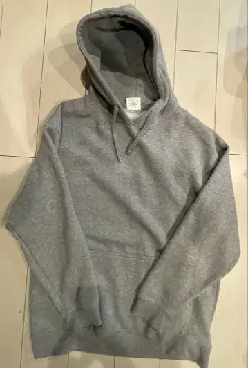 PRO CLUB 그레이 후드 부착 후드티 XL