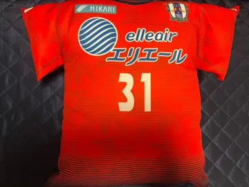 에히메 FC 박성수 사인 포함 유니폼 쿠션 오렌지