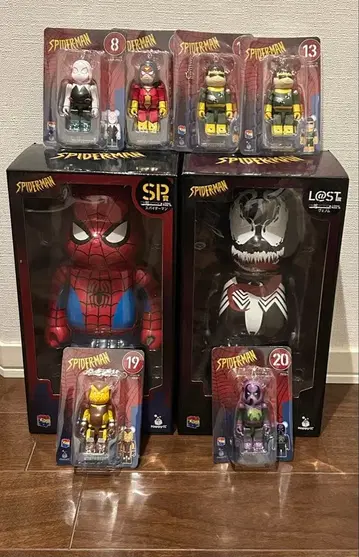 베어브릭 400% 스파이더맨 라스트 원상 & SP상 덤 포함