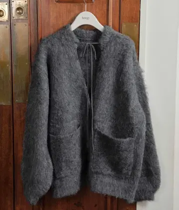 [ lawgy ] 플러피 소프트 터치 니트 가디건