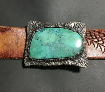 터콰이즈 대형 실버 925 버클 네이티브