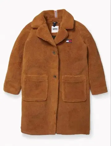 타미진스 브라운 체스터 코트 보아 S M