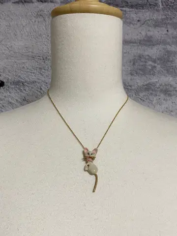 레네레이드 고양이 모티브 목걸이