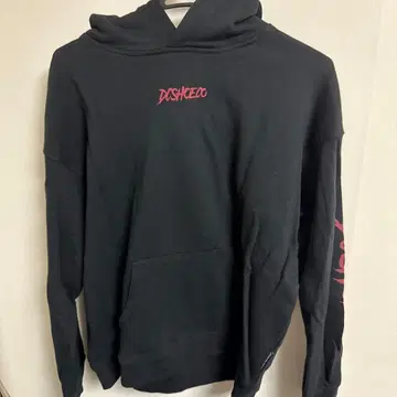 DC SHOE CO. 블랙 후드티 160