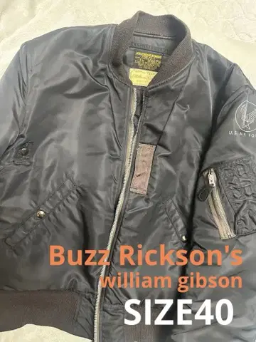 버즈릭슨 윌리엄 깁슨 MA-1 사이즈 40 새상품급 BR11733