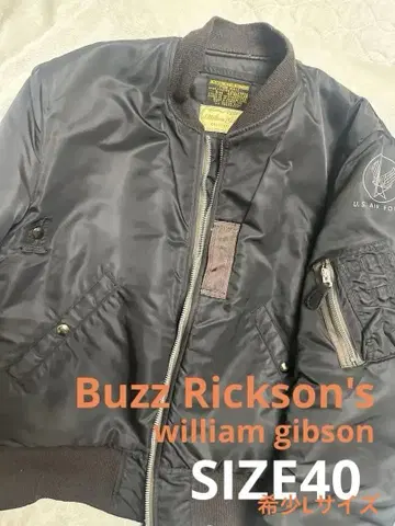 버즈릭슨 윌리엄 깁슨 MA-1 사이즈 40 새상품급 BR11733
