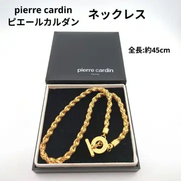 pierre cardin 골드 목걸이 박스 포함 로프 체인 45cm