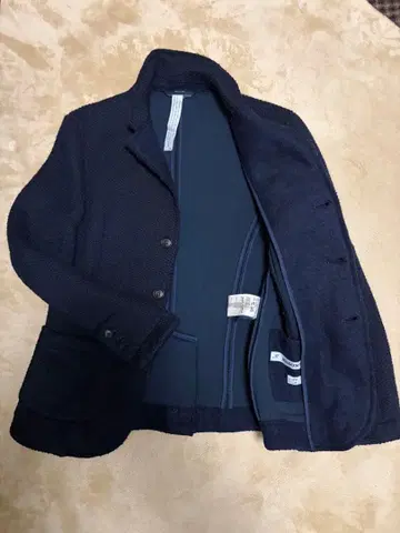 MASON'S 테일러드 자켓 네이비 울 혼방