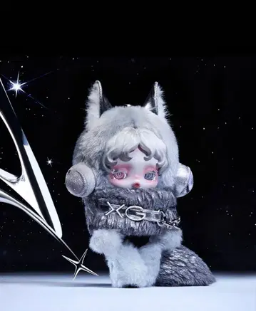 SKULLPANDAxXG 봉제 인형 펜던트