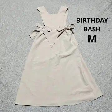 BIRTHDAY BASH 더블 리본 오버롤 스커트 벌스데이 바쉬