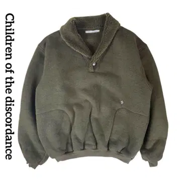 칠드런 오브 더 디스코댄스 보아 안감 풀오버 콘초 버튼