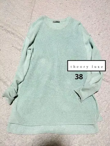 띠어리 럭스 코튼 캐시미어 크루넥 니트 38