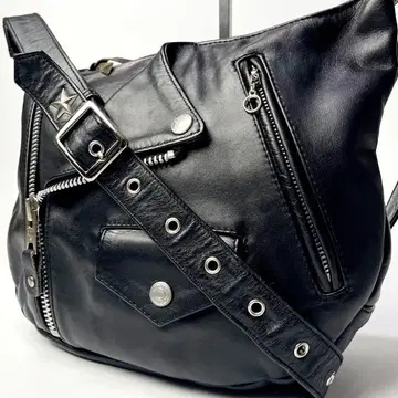 컨디션 최상/구하기 어려움 샷 숄더백 원스타 라이더스 블랙